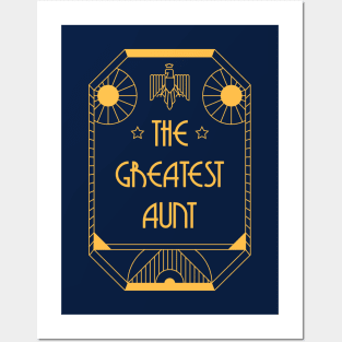 The Greatest Aunt - Art Deco Medal of Honor Posters and Art